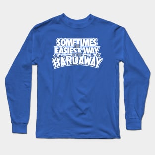 Memphis Tigers Easiest Way Is The Hardaway Long Sleeve T-Shirt